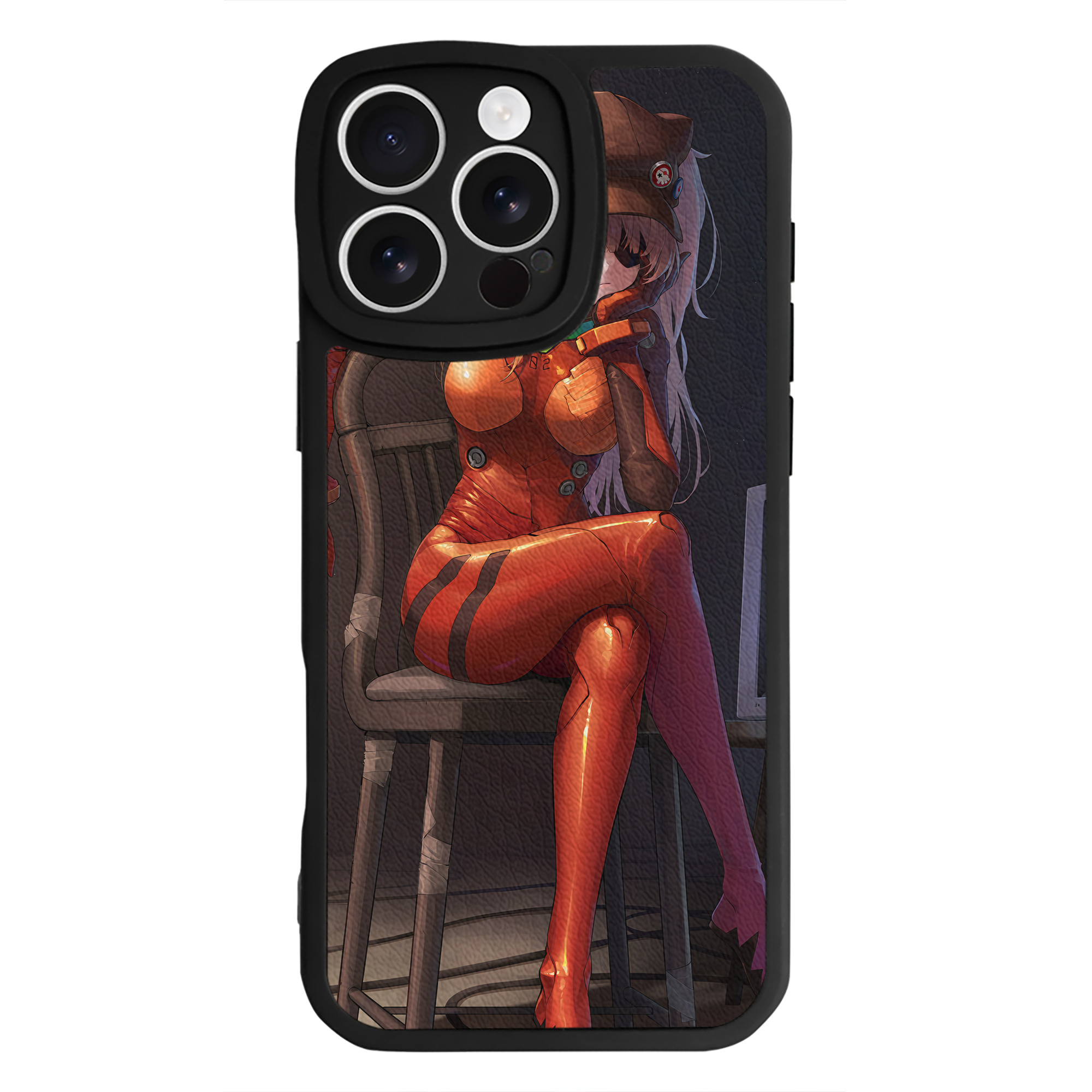（画像用） EVA 新世紀エヴァンゲリオン 【iPhone 16シリーズ対応】シリコンスマホケース（レザー調） 材質：シリコン